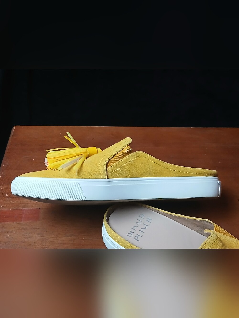 Donald J. Pliner Kids Yellow Tassel Slip-On Shoes - Picture 15 of 15